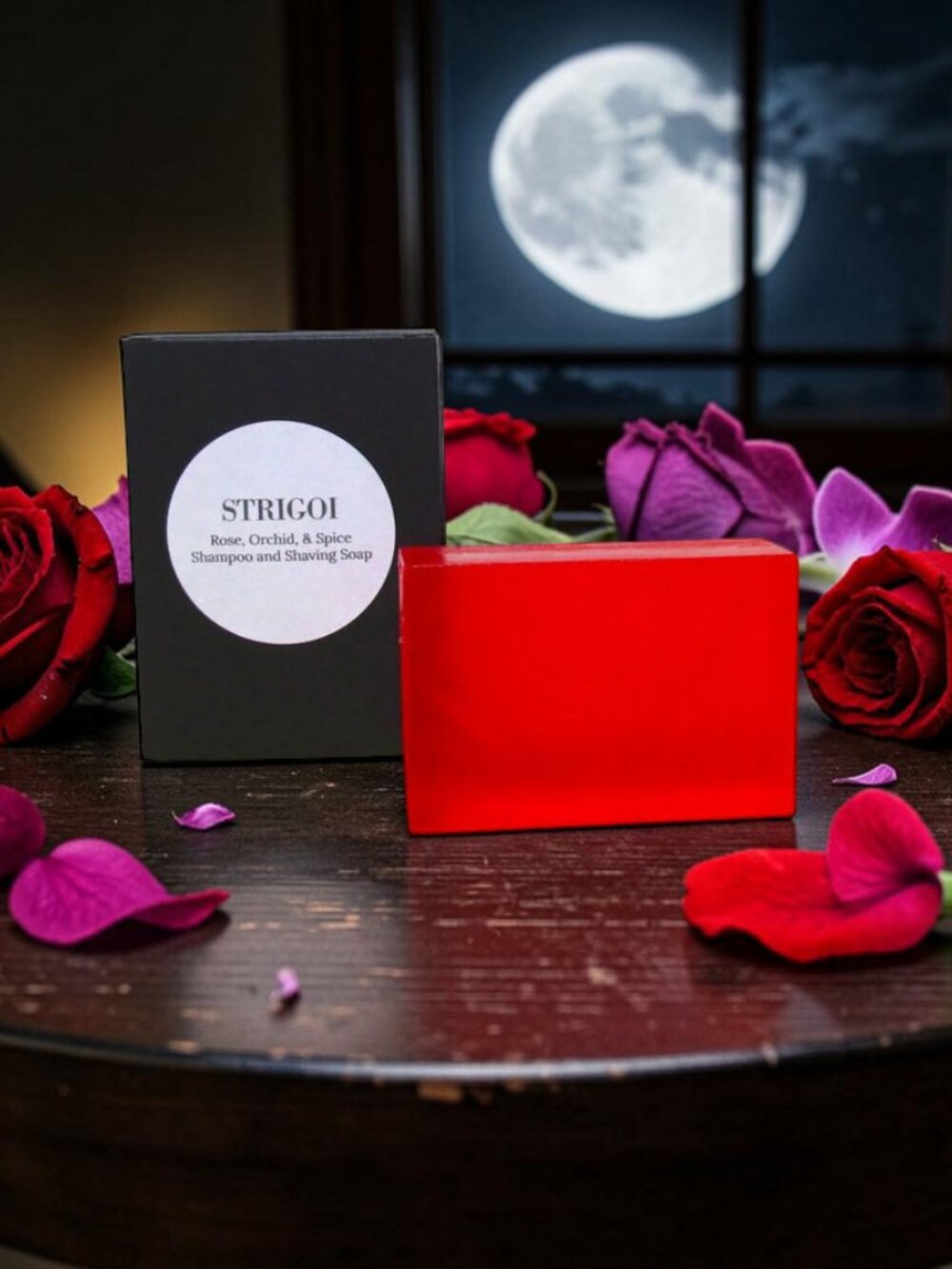 NEW Shampoo Bar. Spicy Rose & Orchid scent.